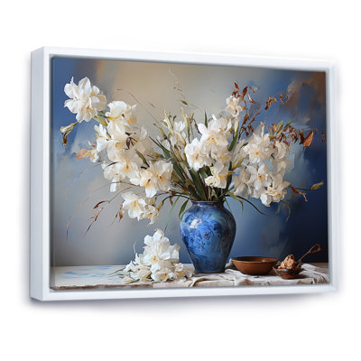 Iris Bouquet Vase Still Life - Reproduction