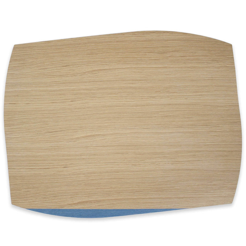 Portofino Wood Placemat, Light Blue/Oak