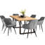 Bhagirath 31.5'' W 6-Person Rectangular Dining Set-399512119-373786565