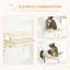 Ensemble de tablettes murales pour chat 6 pièces Pawhut