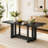 82" Extendable Trestle Dining Table