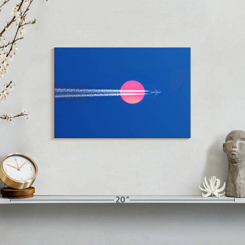 Mehar Flying By The Sun, 8" H x 12" W