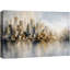 «Neutral City Skyline», art abstrait, paysage urbain moderne, photos de salon, impression sur toile encadrée-126136561-126136564