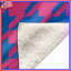 Couvertures à motif pied-de-poule rose-133503590