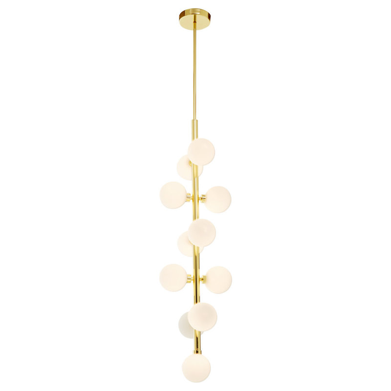 Ageet 11 - Light Gold Cluster Pendant