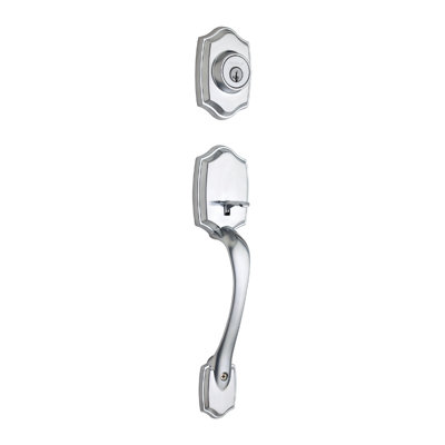 Kwikset Belleview Exterior Portion Handleset with Single Cylinder Deadbolt (Interior Portion Sold Separately)