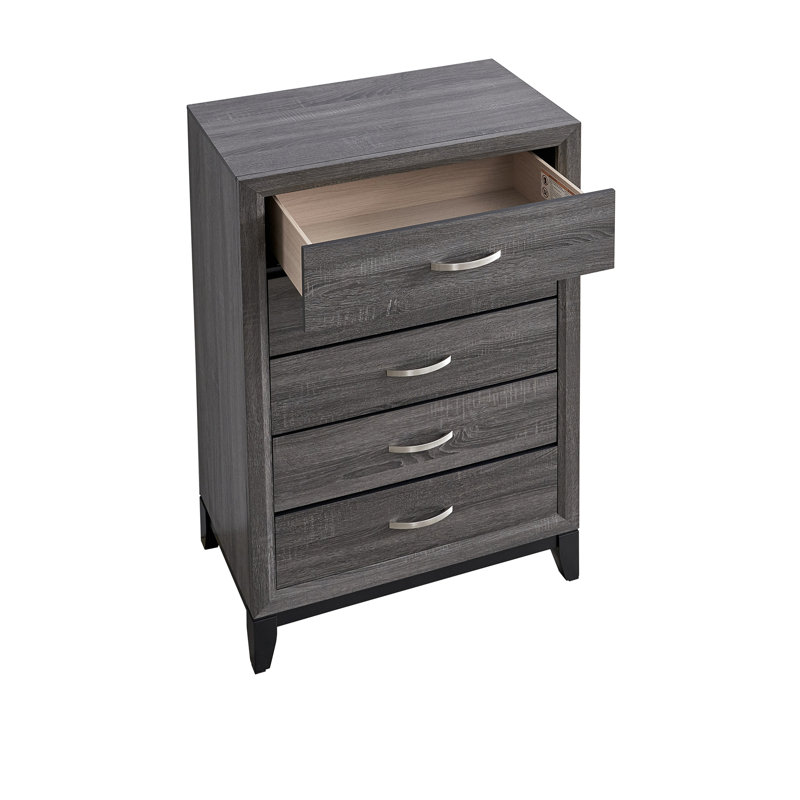 Commode Glasgow, gris, Gris