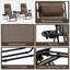 Ensemble de chaise Zero Gravity avec table d'appoint, chaise inclinable pliante avec porte-gobelets et coussins, chaise longue de piscine-266717060