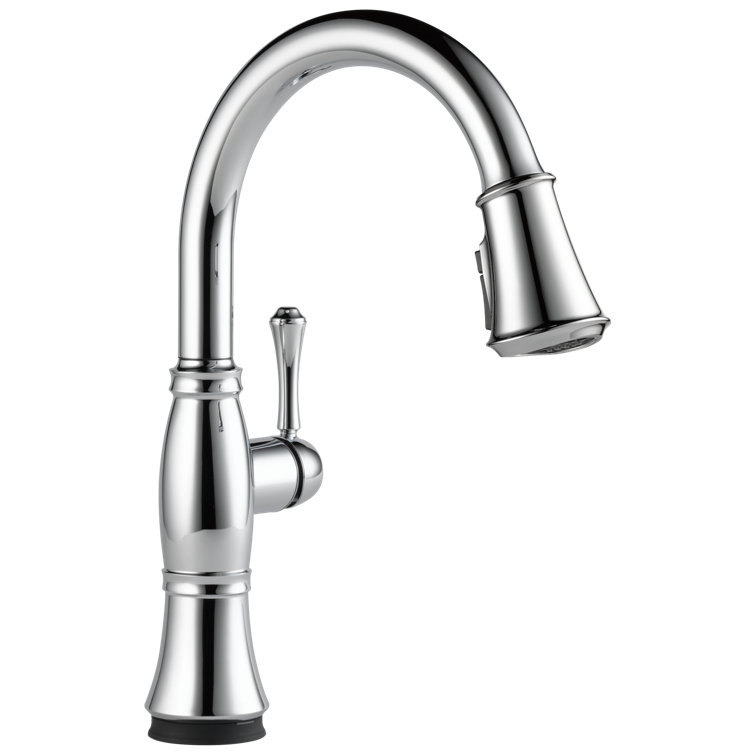 Cassidy Pull Down Touch Single Handle Kitchen Faucet with Side Spray