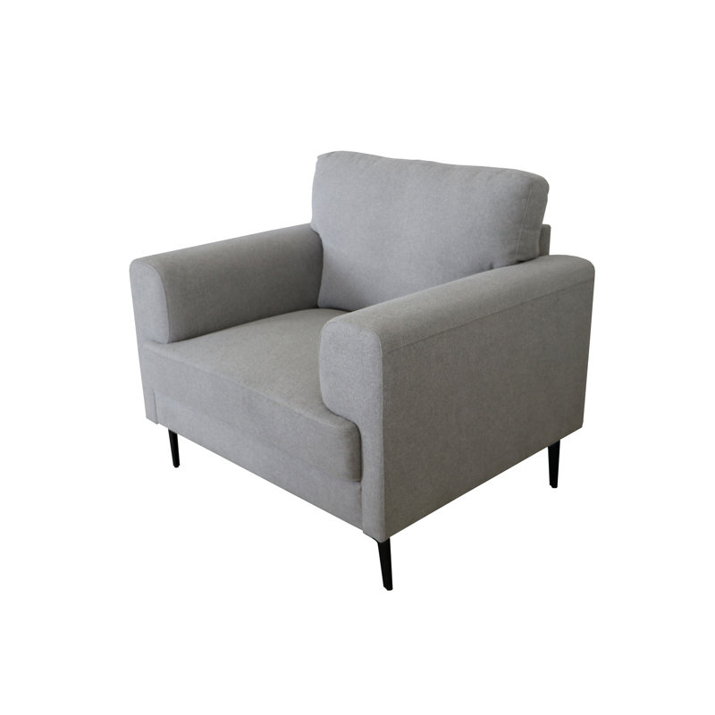 Chaise d'appoint avec pieds en métal