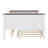 Wood Daybed With Storage Shelves, Upholstered Backrest,USB And Trundle-104039009