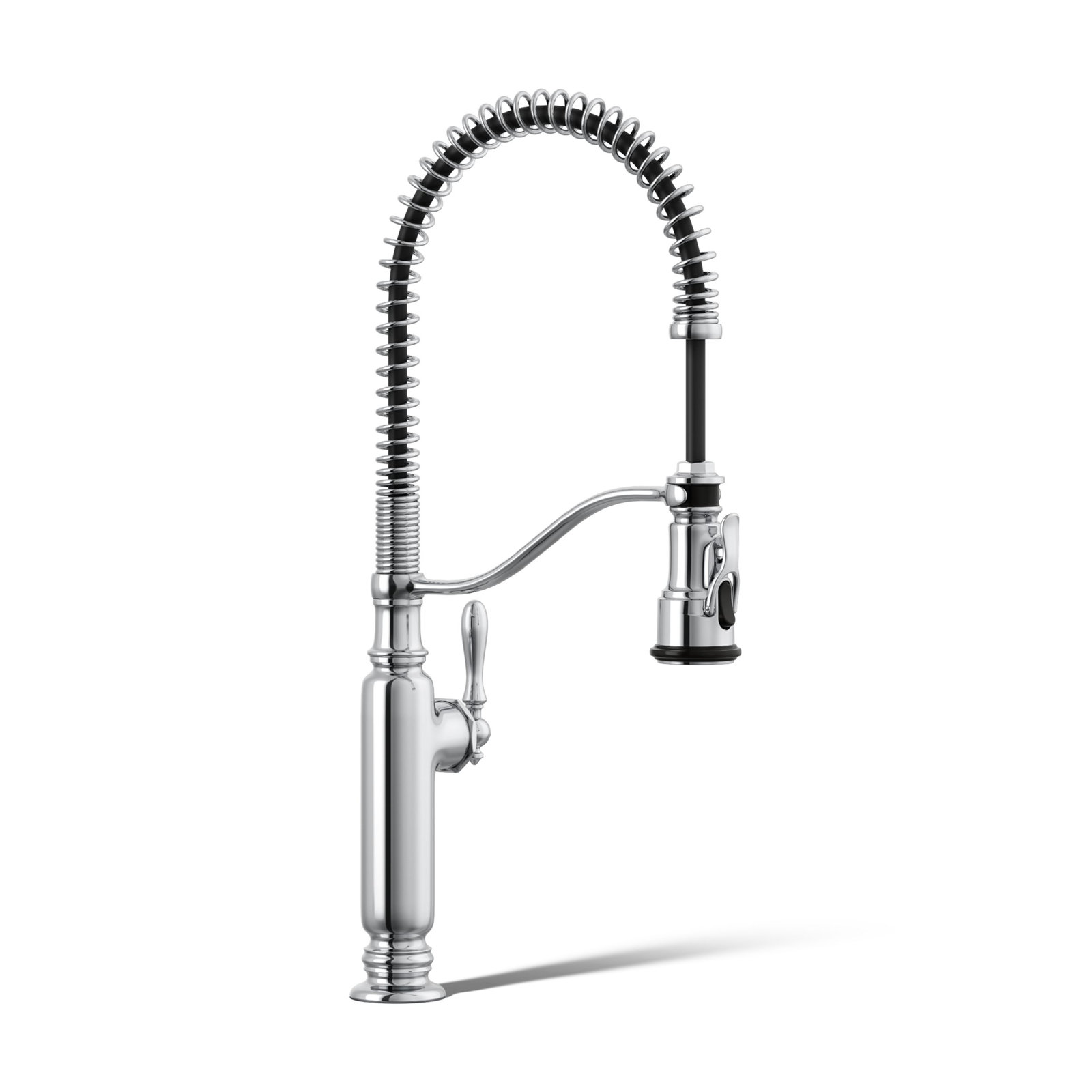 Kohler Tournant Pre-Rinse Kitchen Faucet, Polished Chrome