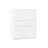 White Wooden Storage Cabinet with 4 Doors and 2 Drawers, Spacious and Versatile for Modern Homes