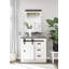 Jackeline Flat Wall Mirror with Shelves-69936411-69936410
