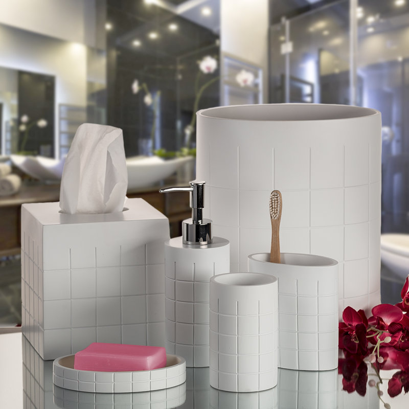 Ensemble d'accessoires de salle de bain 6 pièces Polar