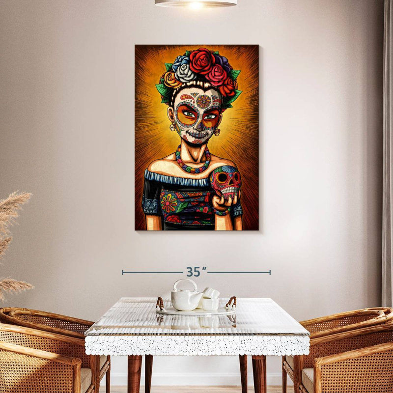 Lelend Skull Rita, 45" H x 30" W