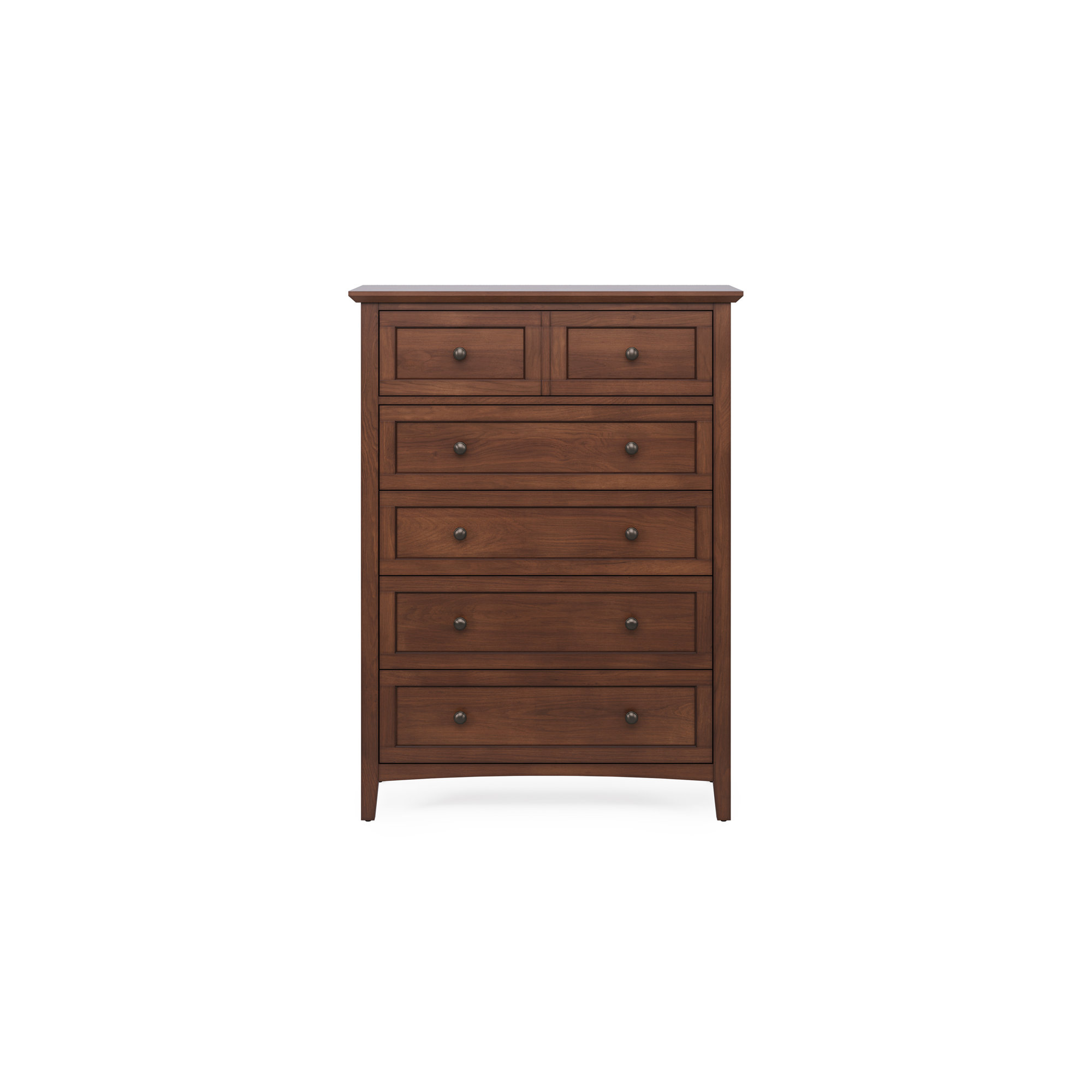 Renee 5 - Drawer Dresser, Dark Mocha