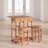 Chandley Beardmore 3 - Piece Drop Leaf Beech Solid Wood Dining Set