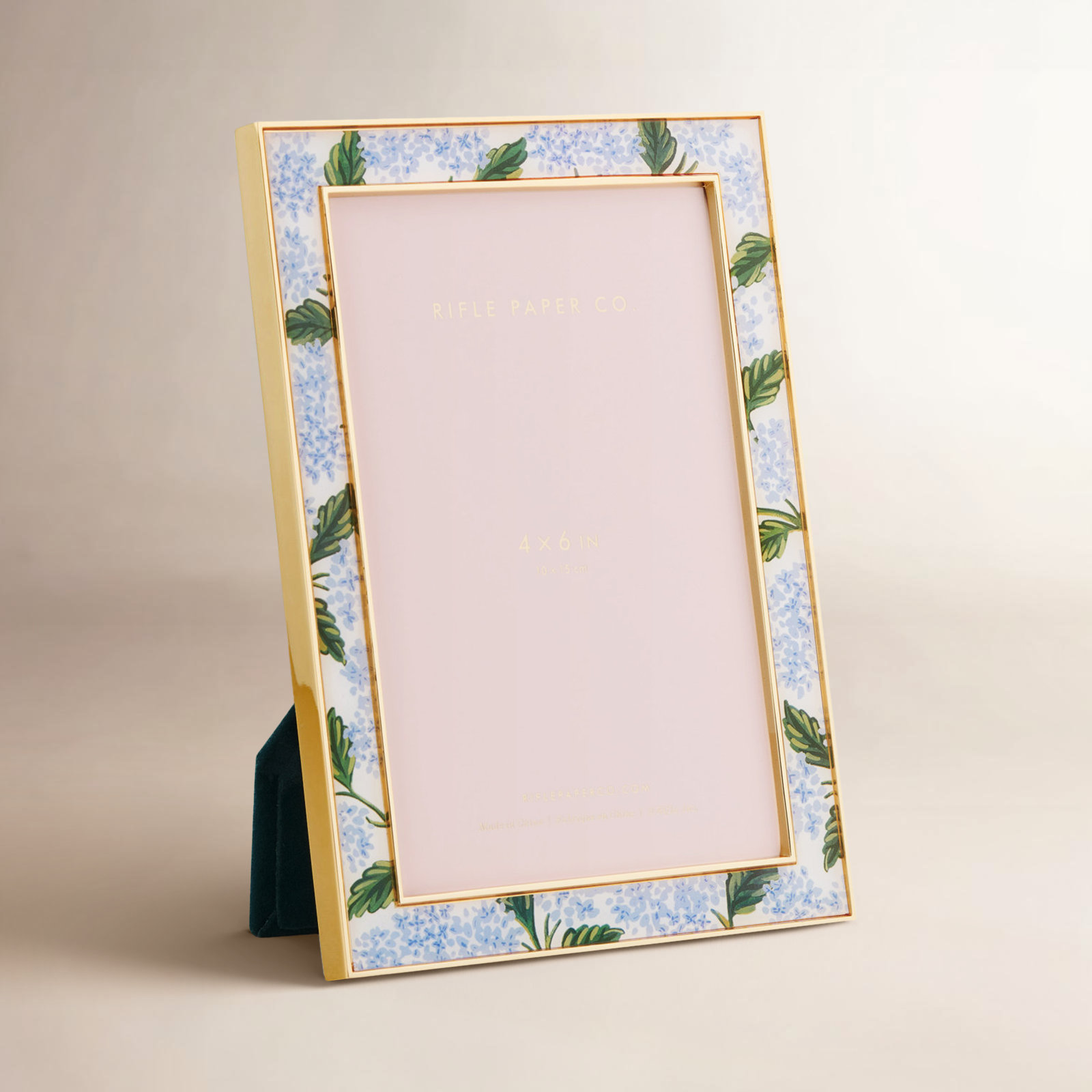 Blue Glass Picture Frame