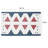 Jebreel Geometric Door Mat Muddy Dirt Resist Welcome Mat for Front Door, Indoor, Outdoor, Entryway Non-Slip Rubber Backing Rug Doormat-182479085
