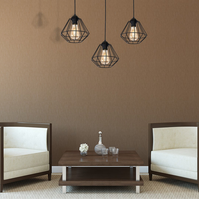 Colin 3 - Light Matte Black Kitchen Island Pendant
