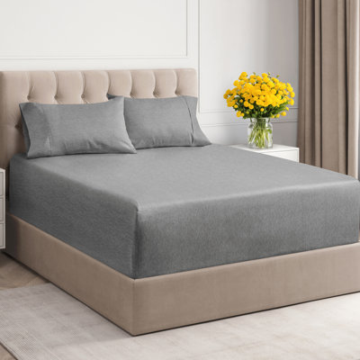 Ensemble de draps de luxe extra profonds - Ensembles de draps ultra doux et rafraîchissants