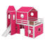 Lit mezzanine double avec tour-1181027167