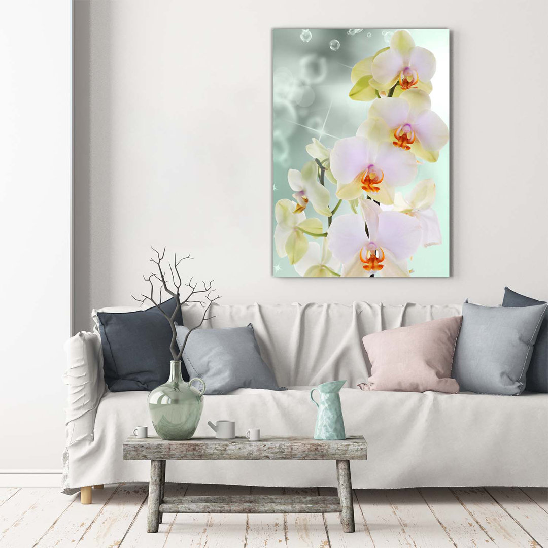 Orchidee - Kunstdrucke auf Leinwand - Wrapped Canvas