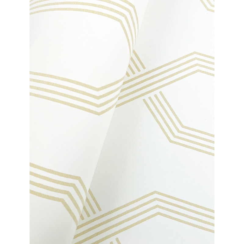 Palisade Geometric Wallpaper Double Roll, Yellow
