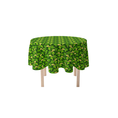 Goosman Saint Patrick's Paisley Round Tablecloth