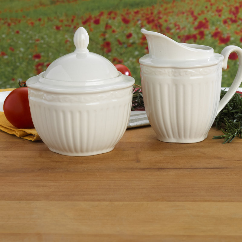 Mikasa Italian Countryside Sugar and Creamer Set