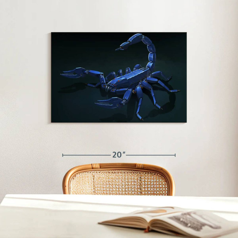 Scorpion en métal Kelan, H 16 po x l 24 po