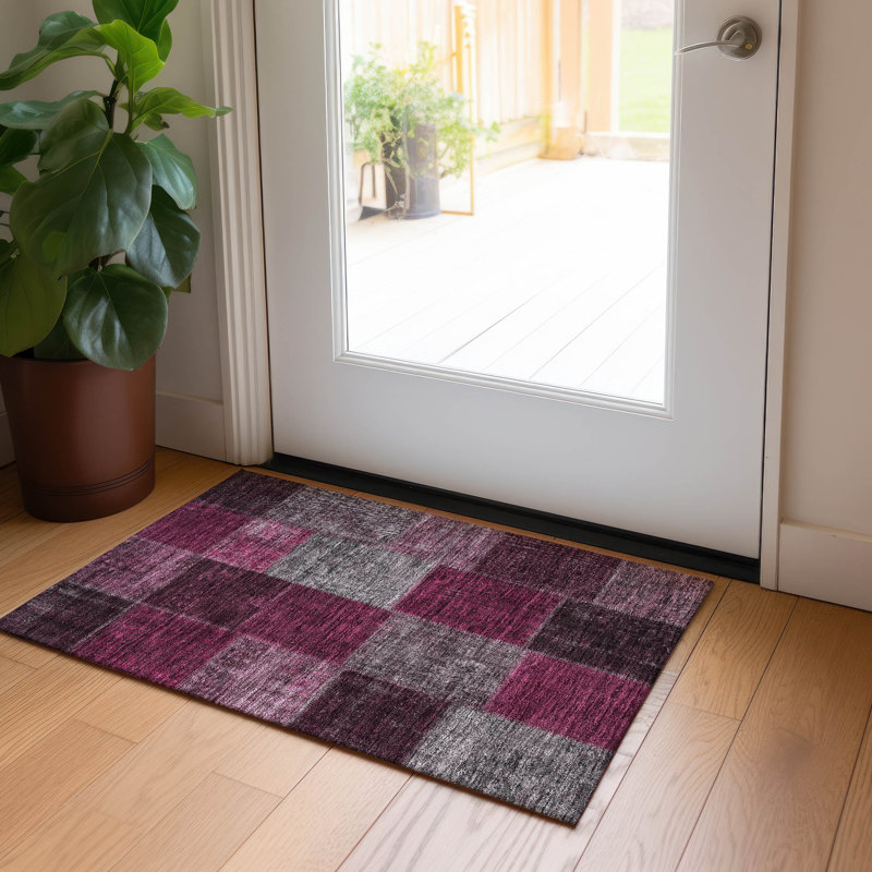 Tapis intérieur / extérieur Ayush, Rectangle 1 pi 8 po x 2 pi 6 po