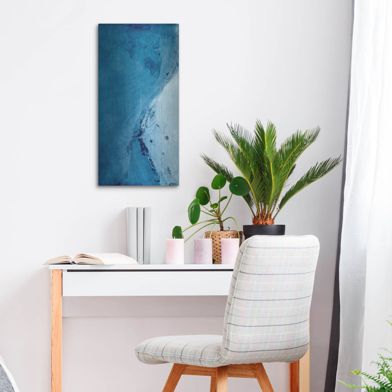 Art mural en métal «Underc actuelle 3» par Chariklia Zarris, H 24 po x l 12 po