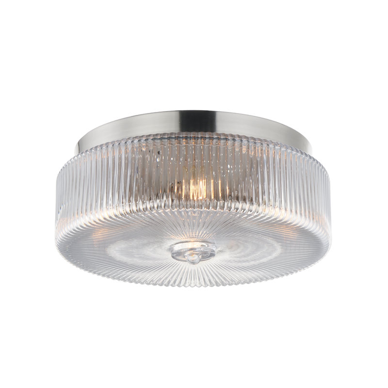 Kasbah-Flush Mount, Satin Nickel
