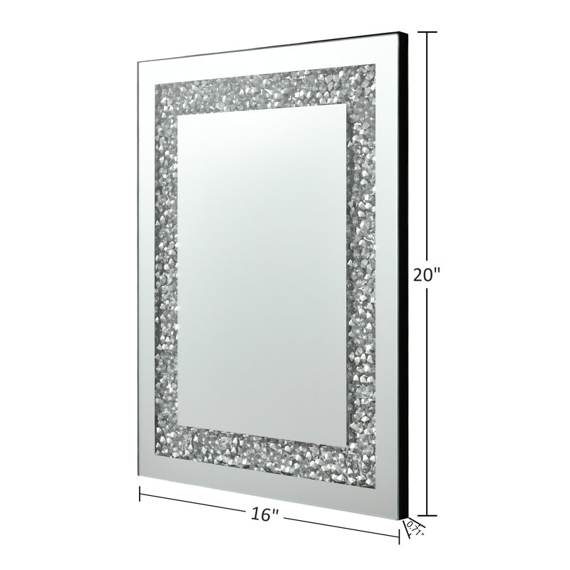 Miroir décoratif mural Davaunte, 20 po x 16 po
