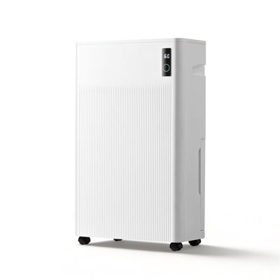 Erivess 4500 Sq. Ft Dehumidifier, Max 75 Pint Dehumidifier for Basement, Compressor Dehumidifiers for Home with Drain Hose, Dual LED Dispaly, Smart Humidity Control, Energy Efficient, Quiet for Bedroom, Large Rooms