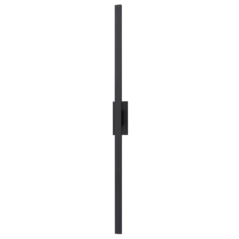 Chesnet-Outdoor Wall Mount, 96" H x 4.5" W x 2.75" D, Black