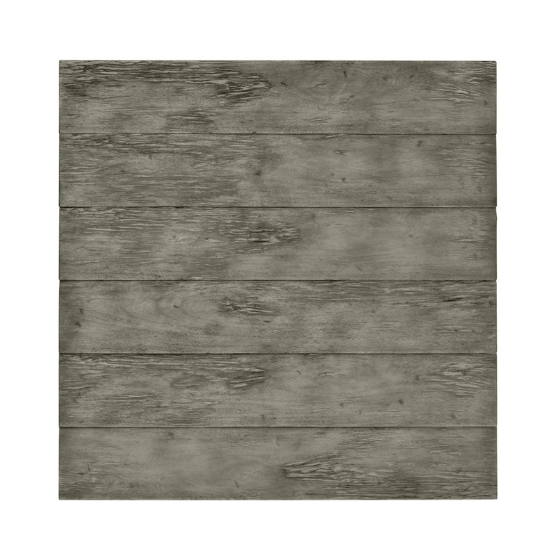 Casually Country Solid Wood Coffee Table, Antique Dark Gray
