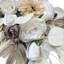 Elegant Ivory Wedding Arch Floral Decor - Set of 2