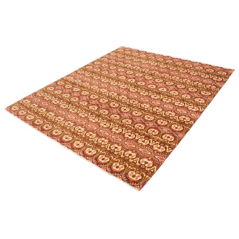 One-of-a-Kind 12'2" x 15'2" New Age Rectangle Wool Area Rug in