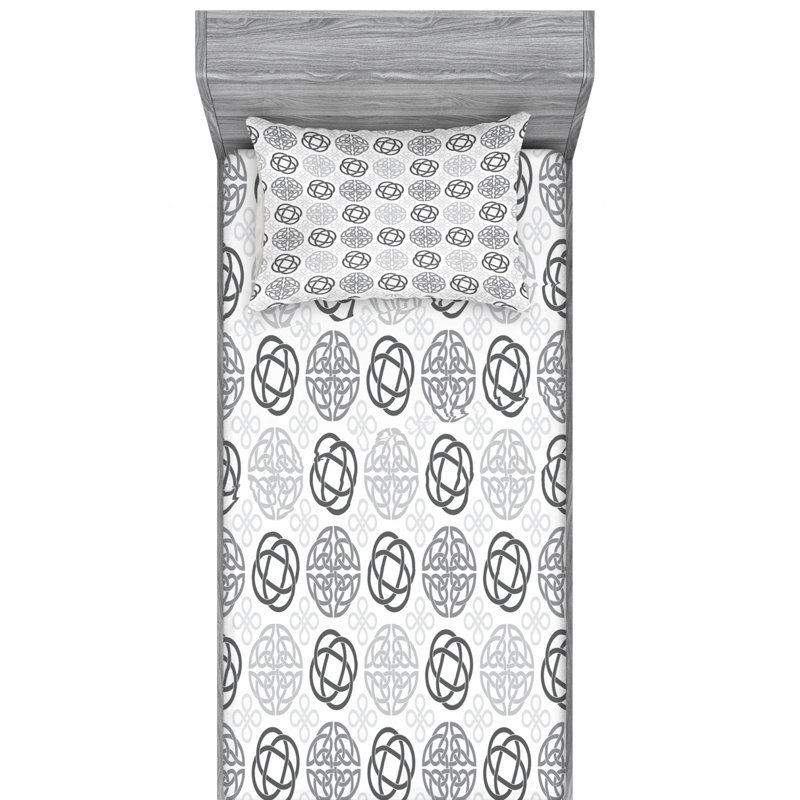 Microfiber Sheet Set, Twin Sheet Set with Fitted Sheet