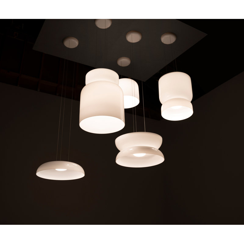 Luminaire suspendu tambour 1 lumière Totem