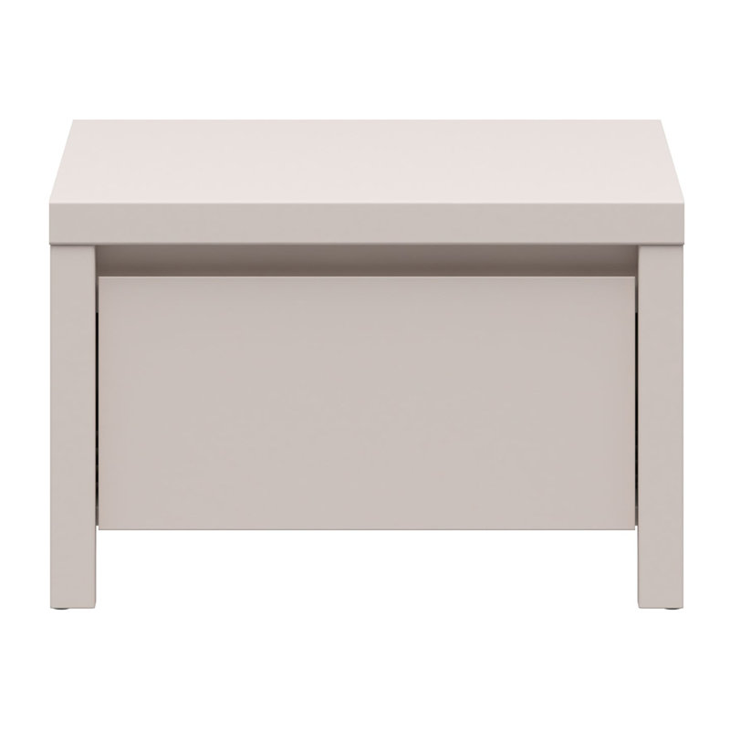 Kaspian 51cm W Composite Bedside Table