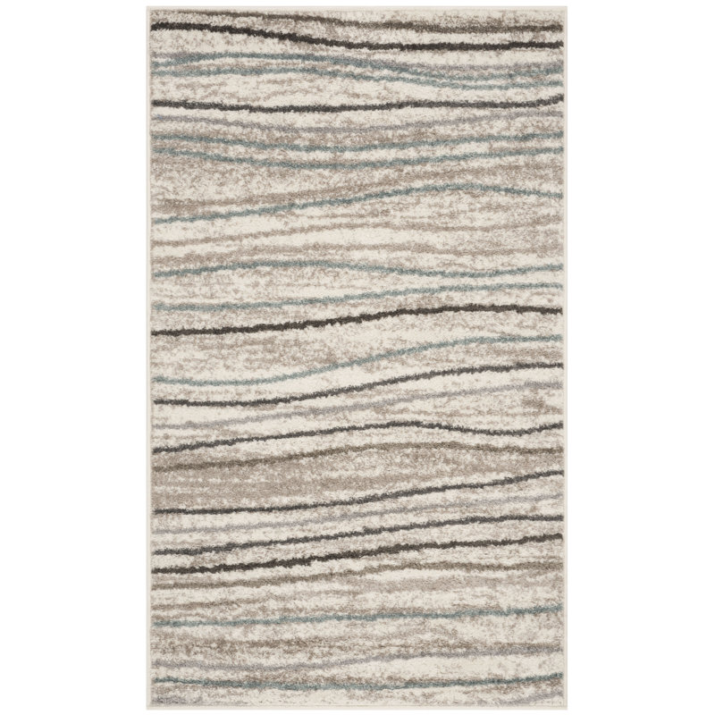 Shutesbury Abstract Hand Woven Area Rug, Rectangle 122 x 183 cm