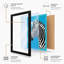 Zebra Profile Modern 1 Piece Single Picture Frame Wall Art-136548603-136548605