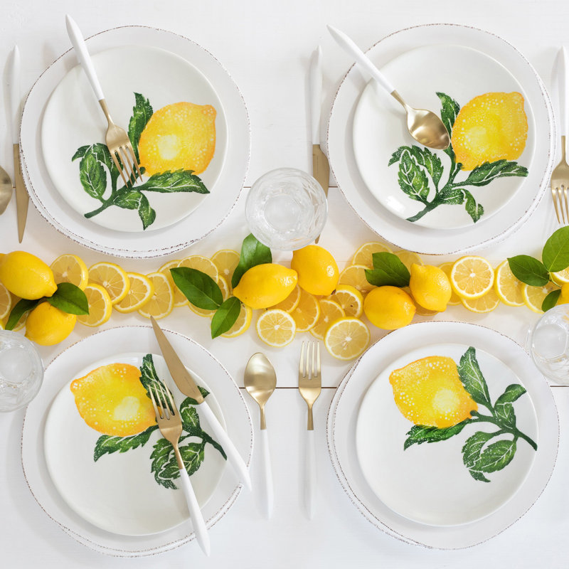 Limoni Handmade Terra Bianca Salad/Dessert Plate
