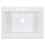 Parker 33.85'' L Single Bowl Fireclay Kitchen Sink