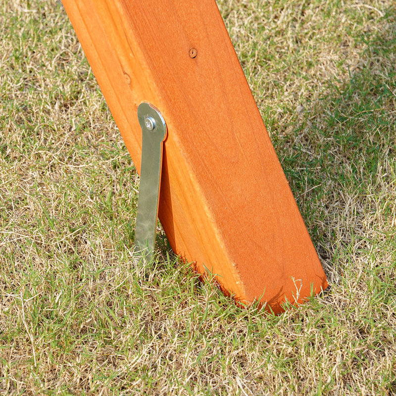Luxury Cedar Playground Set with Double Wave Slide and Monkey Bars