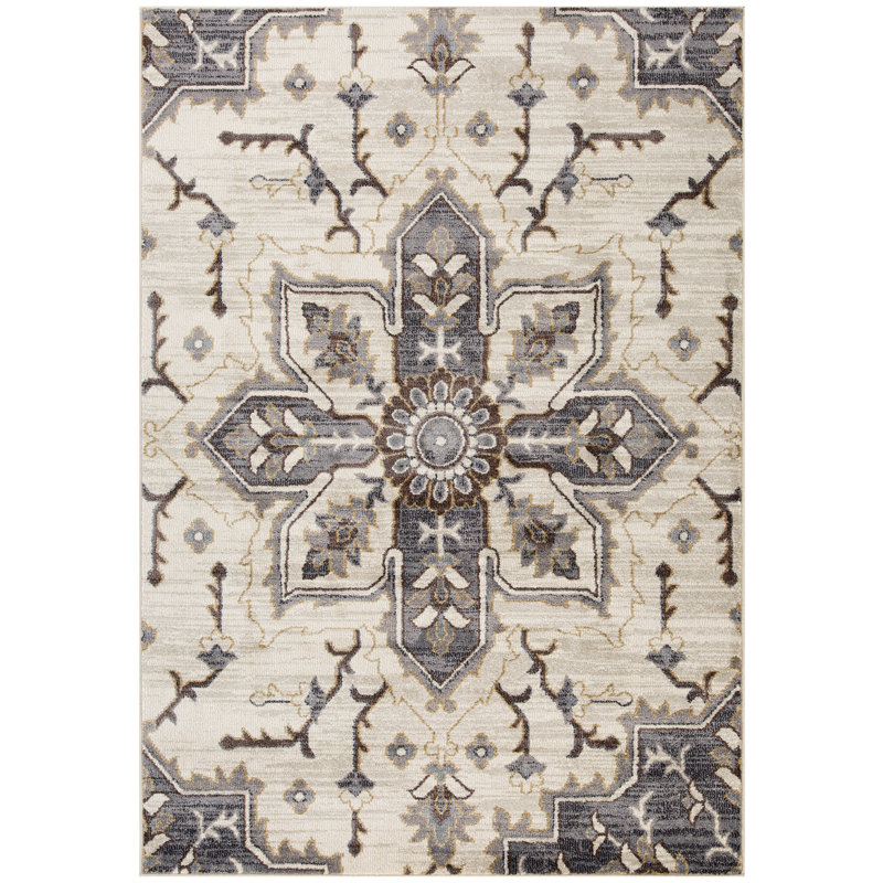 Annaliya Oriental Indoor Rug, Rectangle 9'2" x 12'2"